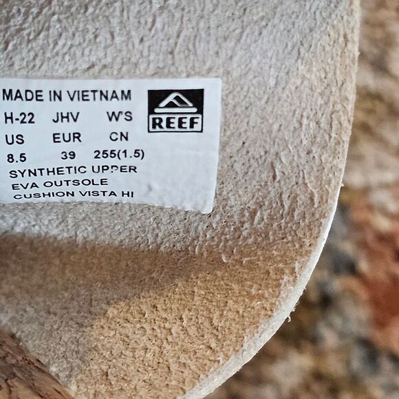 Reef Vista Platform Sandals Sz 8.5, Great Condition! - Picture 3 of 6